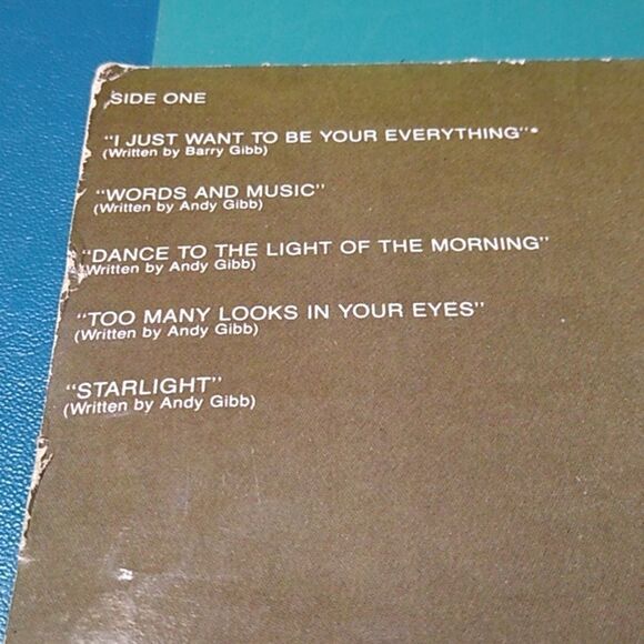 Andy Gibb Flowing Rivers Vinyl Record - Picture 4 of 11